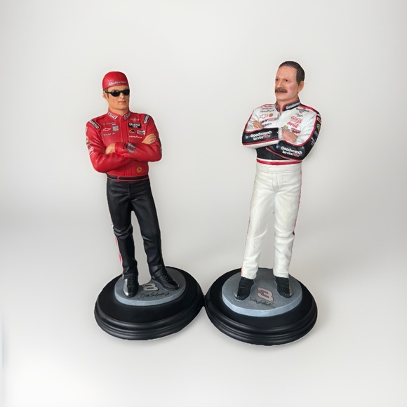 Character Collectibles Other - NASCAR Dale Earnhardt & Jr Limited Edition  9"  Figurines